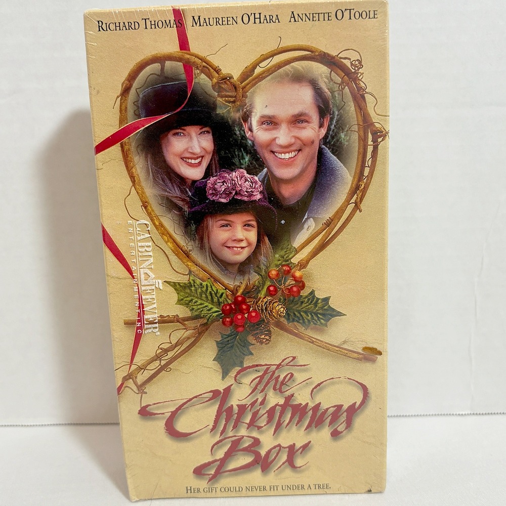 The Christmas Box 1995 VHS Richard Thomas Maureen O'Hara Holiday Movie SEALED - Picture 1 of 9